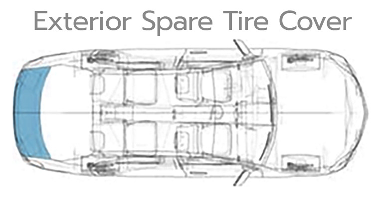 Exterior Spare Tire Cover